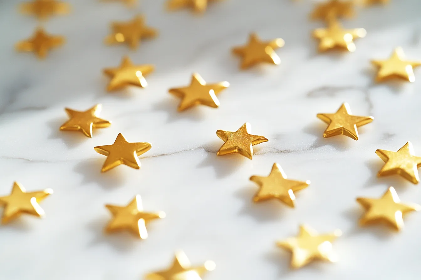 Golden stars representing high customer satisfaction